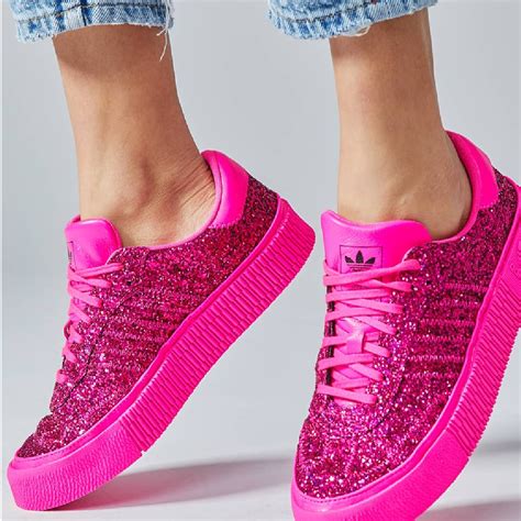 adidas glitter meisjes|Adidas sneakers for girls.